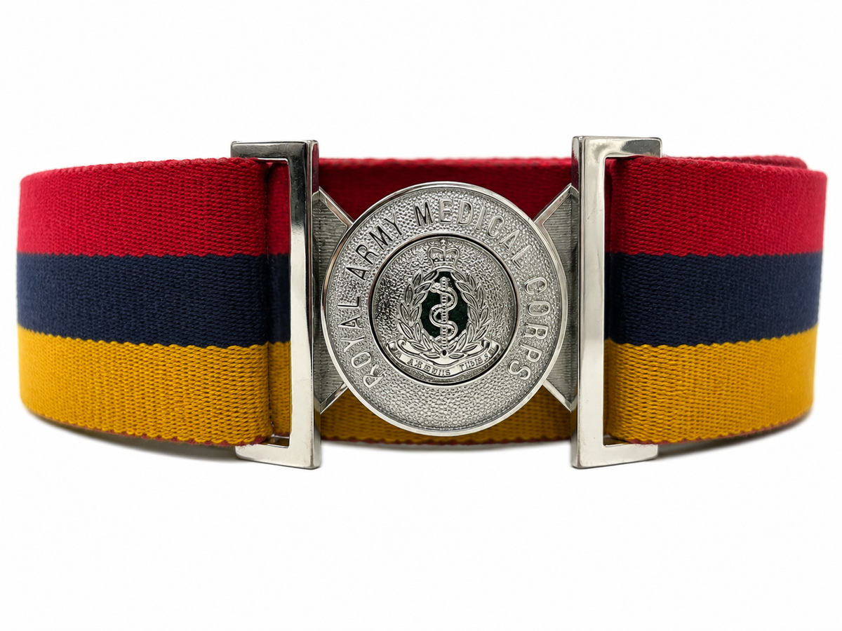 Royal Army Medical Corps (RAMC) Stable Belt – Regimental Colours