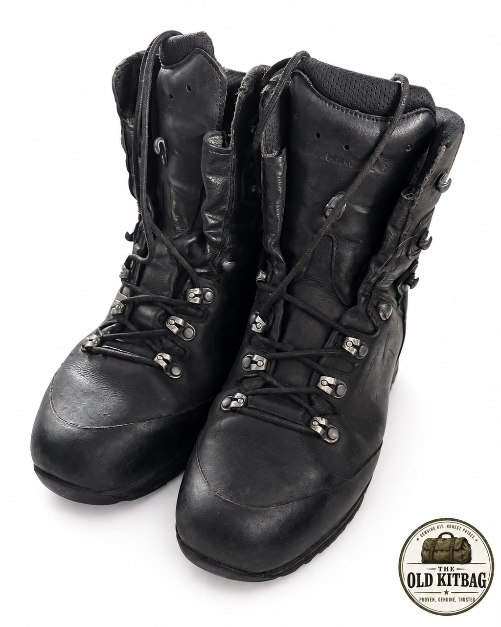 HAIX Commander GTX Black Leather Gore-Tex Military Combat Boots