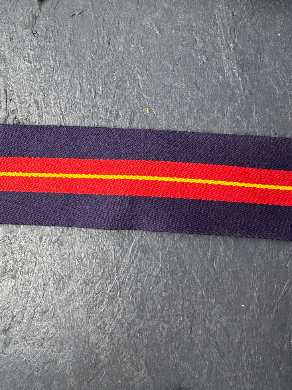 Royal Anglian Regiment Stable Belt – Navy Blue, Red & Yellow