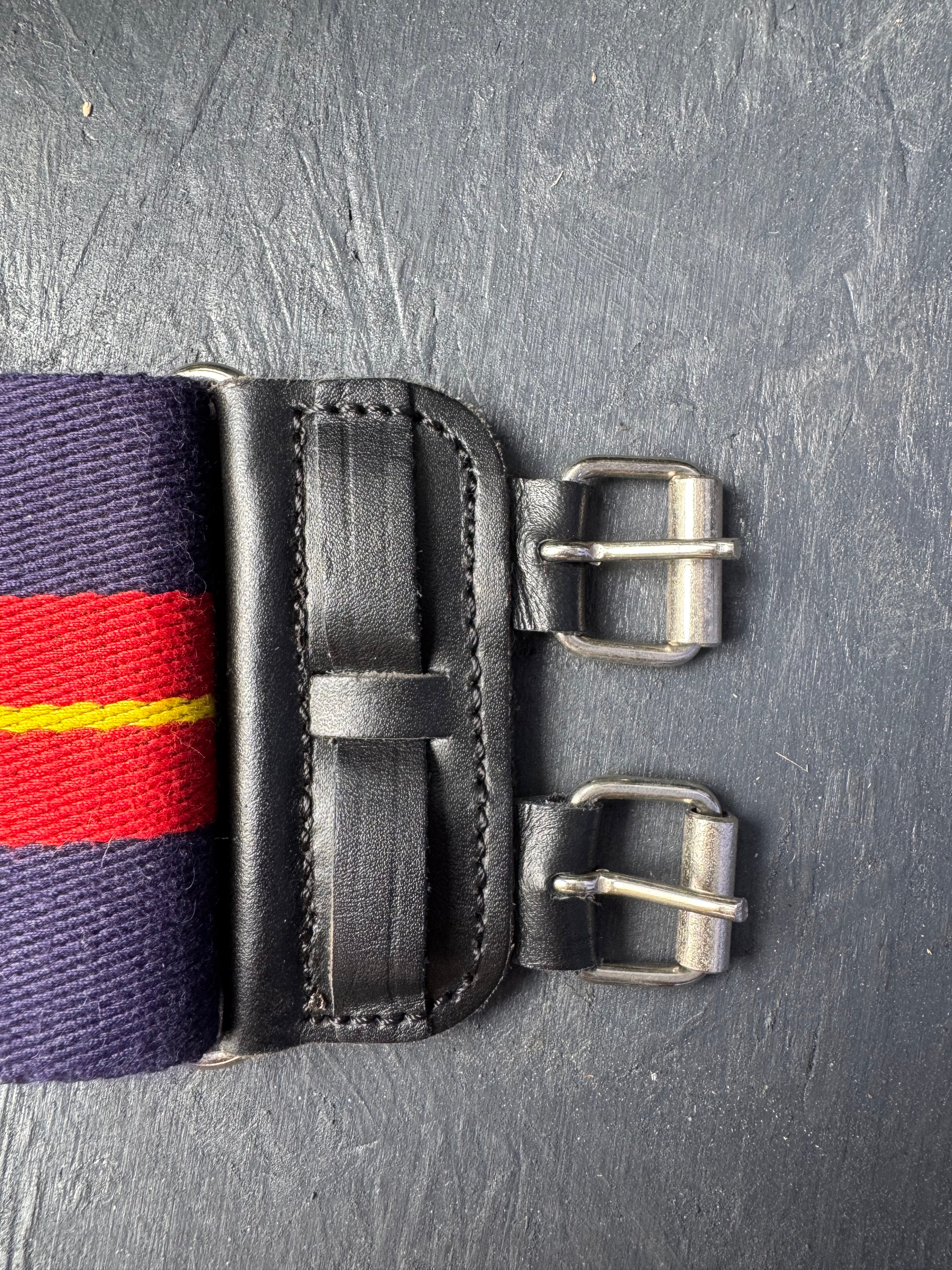 Royal Anglian Regiment Stable Belt – Navy Blue, Red & Yellow
