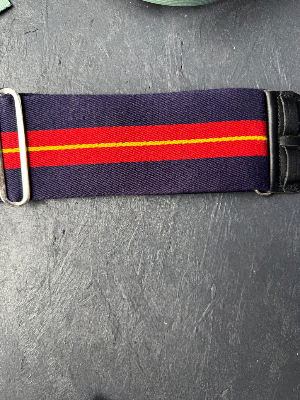 Royal Anglian Regiment Stable Belt – Navy Blue, Red & Yellow
