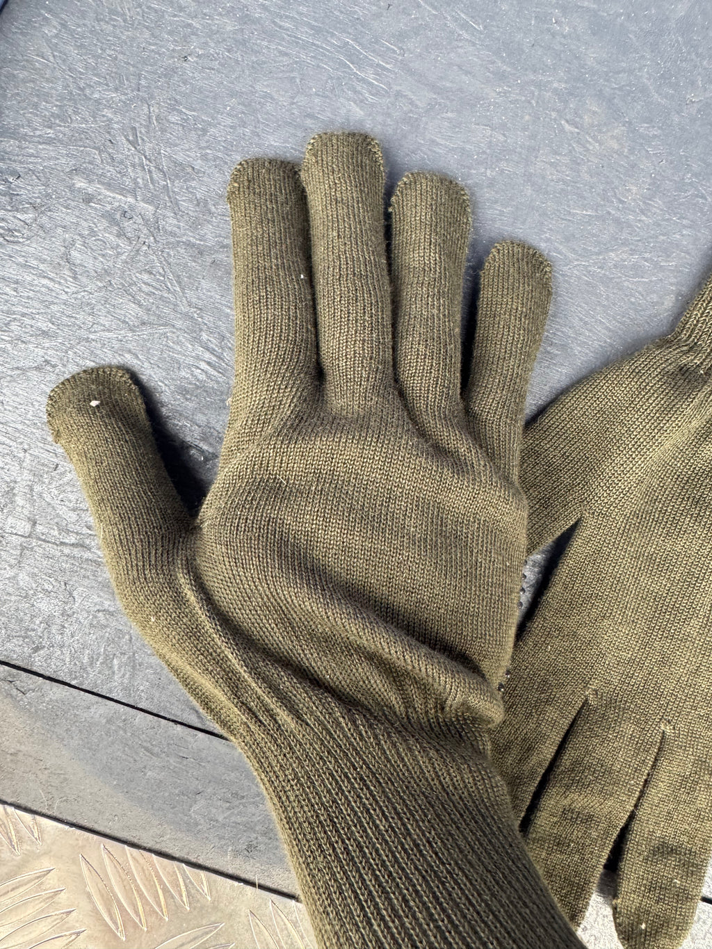 British Army Contact Combat Gloves – Aramid – Olive Green