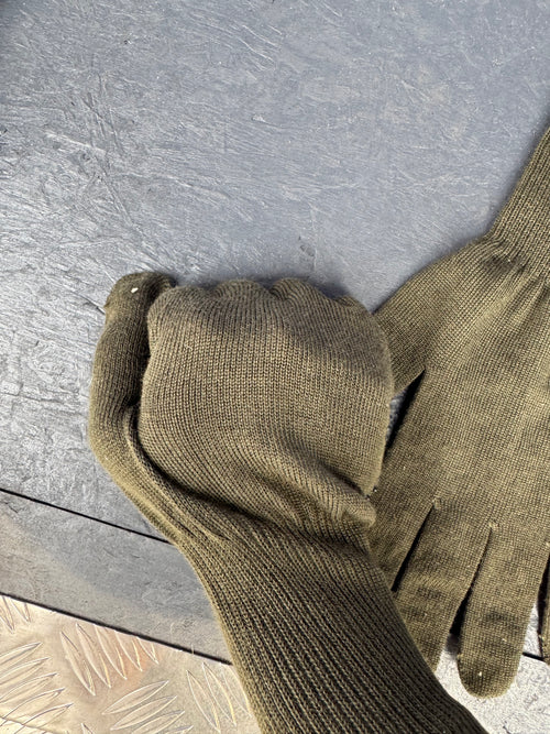British Army Contact Combat Gloves – Aramid – Olive Green