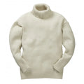 Royal Navy White Submariner Jumper – Wool Roll Neck Sweater