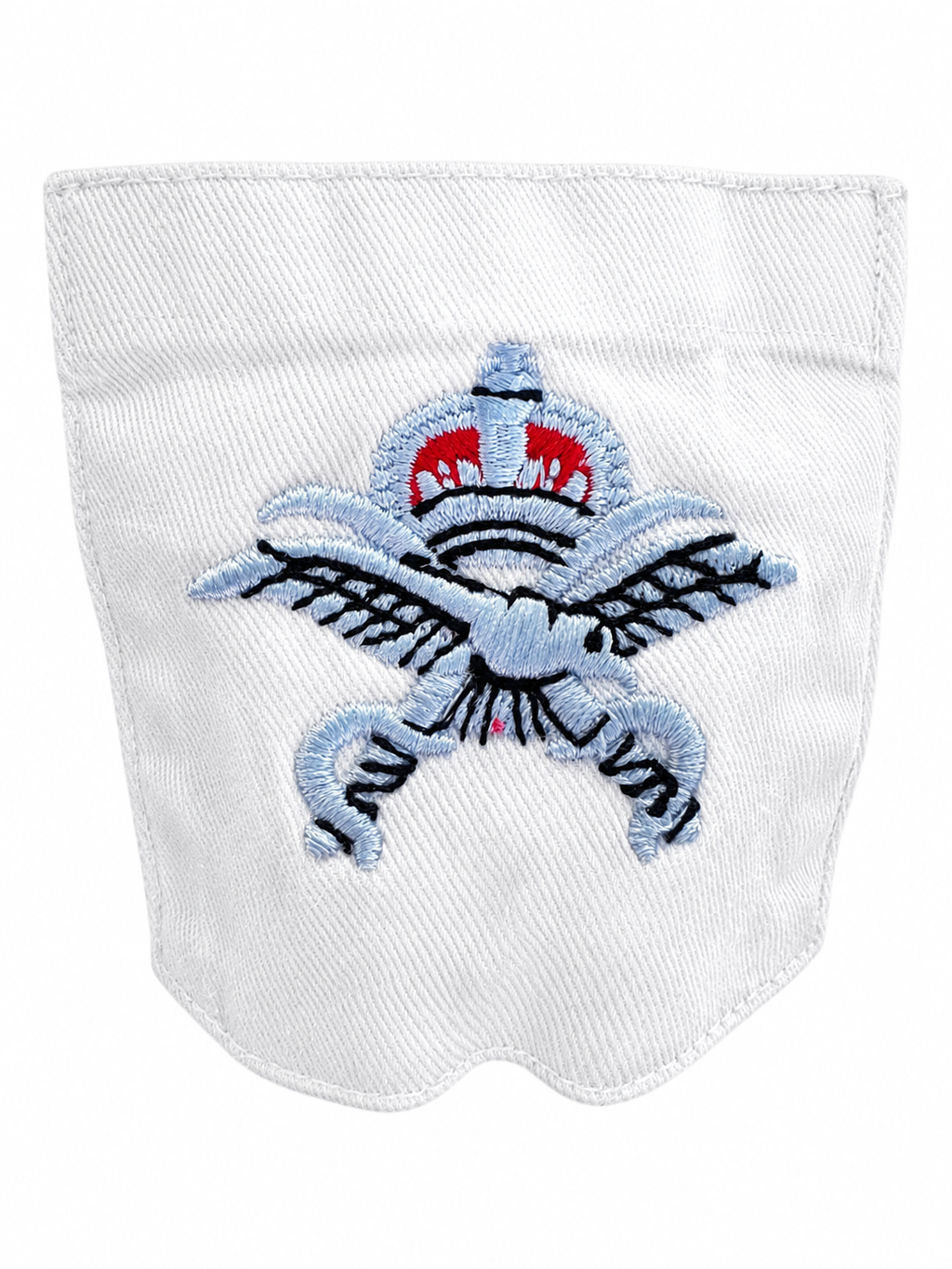 Royal Air Force RAF PTI Sleeveless Training Vest – White & Blue