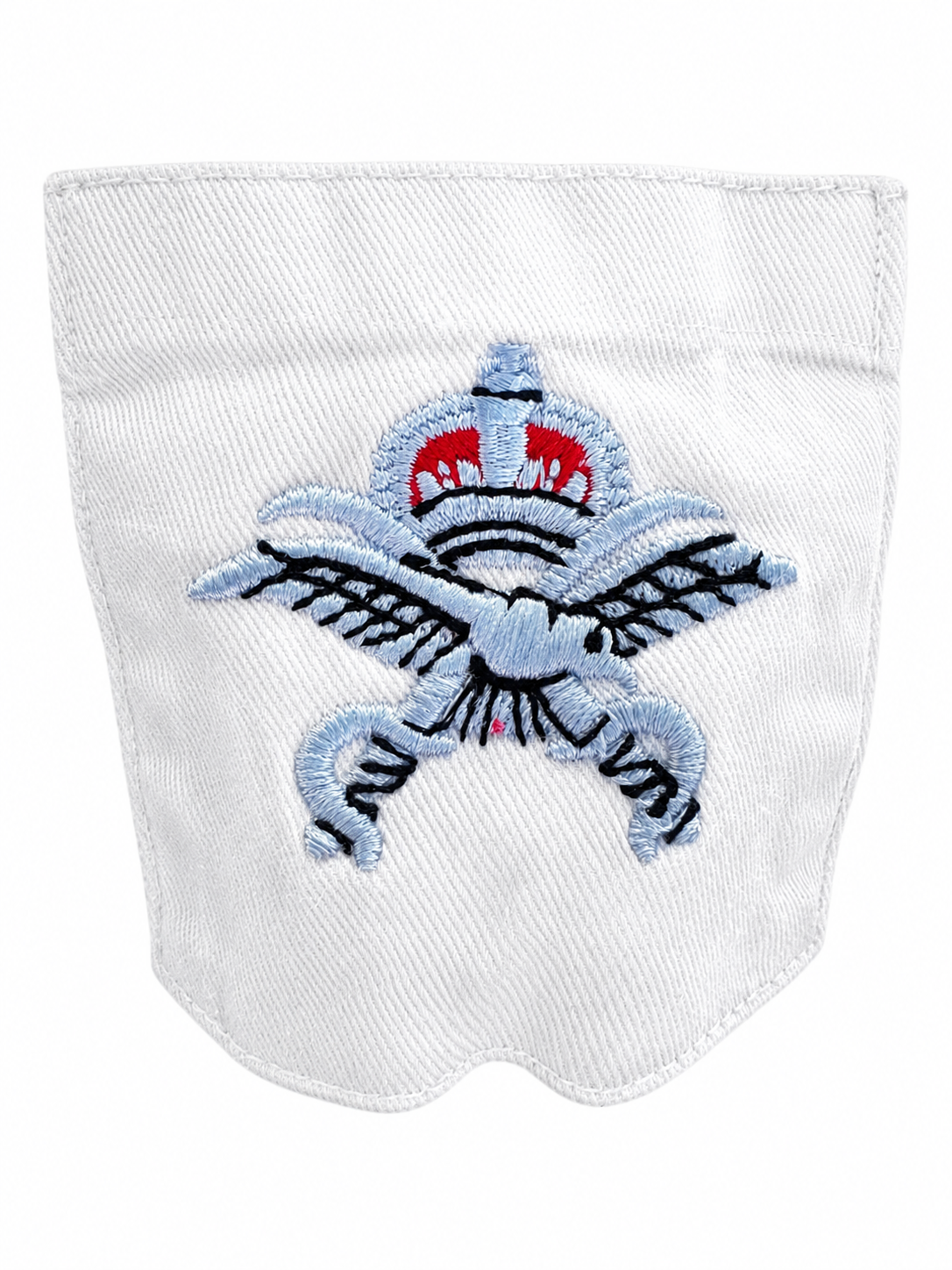 Royal Air Force RAF PTI Sleeveless Training Vest – White & Blue