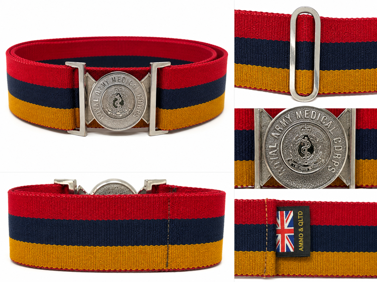 Royal Army Medical Corps (RAMC) Stable Belt – Regimental Colours