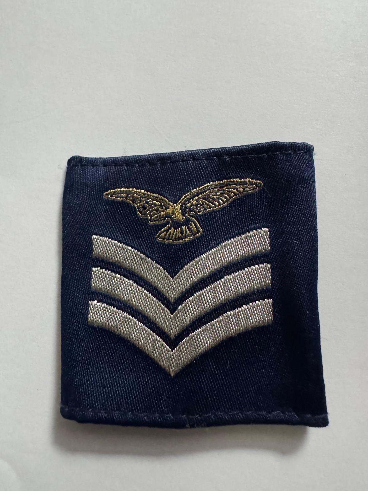 Royal Air Force RAF Rank Badges & Insignia – Blue/Silver